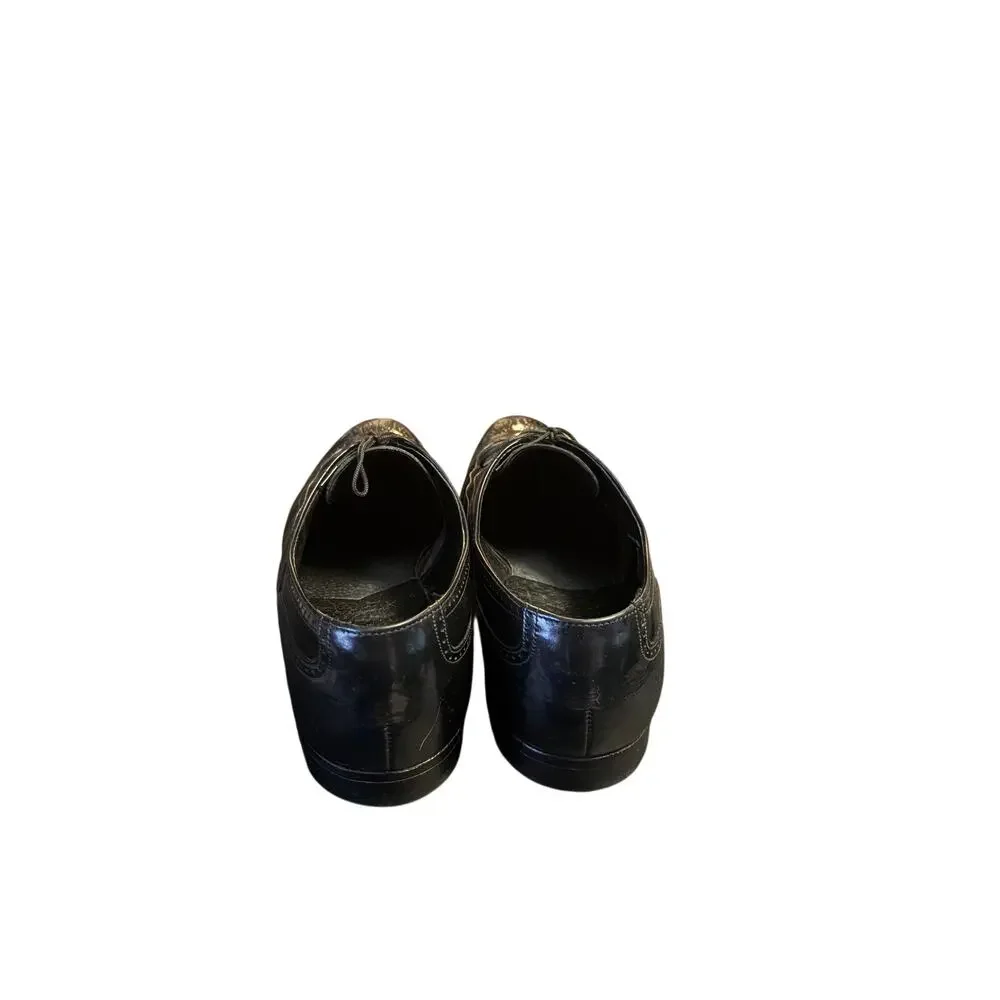 Florsheim Imperial Black Leather Wingtip Oxford Dress Shoes Size 13 D Read